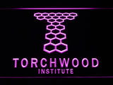 FREE Doctor Who Torchwood Institute LED Sign - Purple - TheLedHeroes