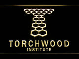 Doctor Who Torchwood Institute LED Neon Sign USB - Yellow - TheLedHeroes