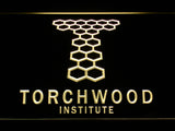 FREE Doctor Who Torchwood Institute LED Sign - Yellow - TheLedHeroes