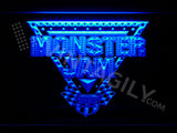 Monster Jam LED Sign - Blue - TheLedHeroes