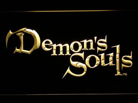 Demon's Souls LED Neon Sign USB - Yellow - TheLedHeroes