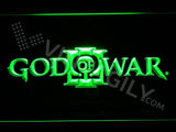 God Of War 3 LED Neon Sign Electrical - Green - TheLedHeroes