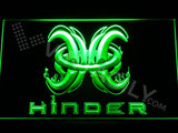 Hinder Rock Band LED Neon Sign Electrical - Green - TheLedHeroes