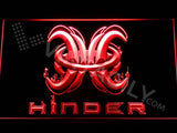 Hinder Rock Band LED Neon Sign Electrical - Red - TheLedHeroes