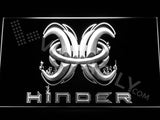 Hinder Rock Band LED Neon Sign Electrical - White - TheLedHeroes