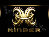 Hinder Rock Band LED Neon Sign Electrical - Yellow - TheLedHeroes