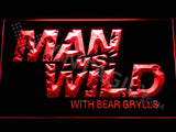 Man vs Wild LED Sign - Red - TheLedHeroes