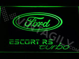 FREE Ford Escort RS Turbo 2 LED Sign - Green - TheLedHeroes