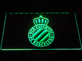 FREE RCD Espanyol LED Sign - Green - TheLedHeroes