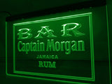 FREE Captain Morgan Jamaica Rum Bar LED Sign - Green - TheLedHeroes