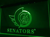 Ottawa Senators LED Neon Sign USB - Green - TheLedHeroes