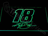 FREE Kyle Busch LED Sign - Green - TheLedHeroes