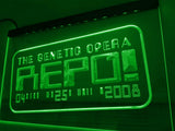 Repo! The Genetic Opera LED Neon Sign Electrical - Green - TheLedHeroes