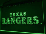 FREE Texas Rangers (4) LED Sign - Green - TheLedHeroes