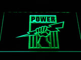 Port Adelaide Football Club LED Neon Sign Electrical - Green - TheLedHeroes