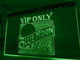 Blue Moon VIP Only (2) LED Neon Sign Electrical - Green - TheLedHeroes