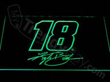 Kyle Busch LED Neon Sign Electrical - Green - TheLedHeroes
