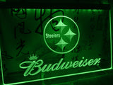 FREE Pittsburgh Steelers Budweiser LED Sign - Green - TheLedHeroes