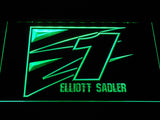 Elliott Sadler 2 LED Neon Sign Electrical - Green - TheLedHeroes