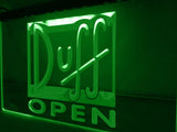 Duff Open LED Neon Sign USB - Green - TheLedHeroes