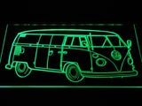 Volkswagen EuroVan LED Neon Sign USB - Green - TheLedHeroes