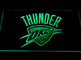 Oklahoma City Thunder LED Neon Sign Electrical - Green - TheLedHeroes