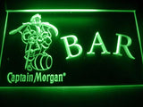Captain Morgan Bar LED Neon Sign USB - Green - TheLedHeroes