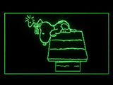 Snoopy House LED Neon Sign USB - Green - TheLedHeroes
