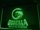 Godzilla King of the Monsters LED Neon Sign USB - Green - TheLedHeroes