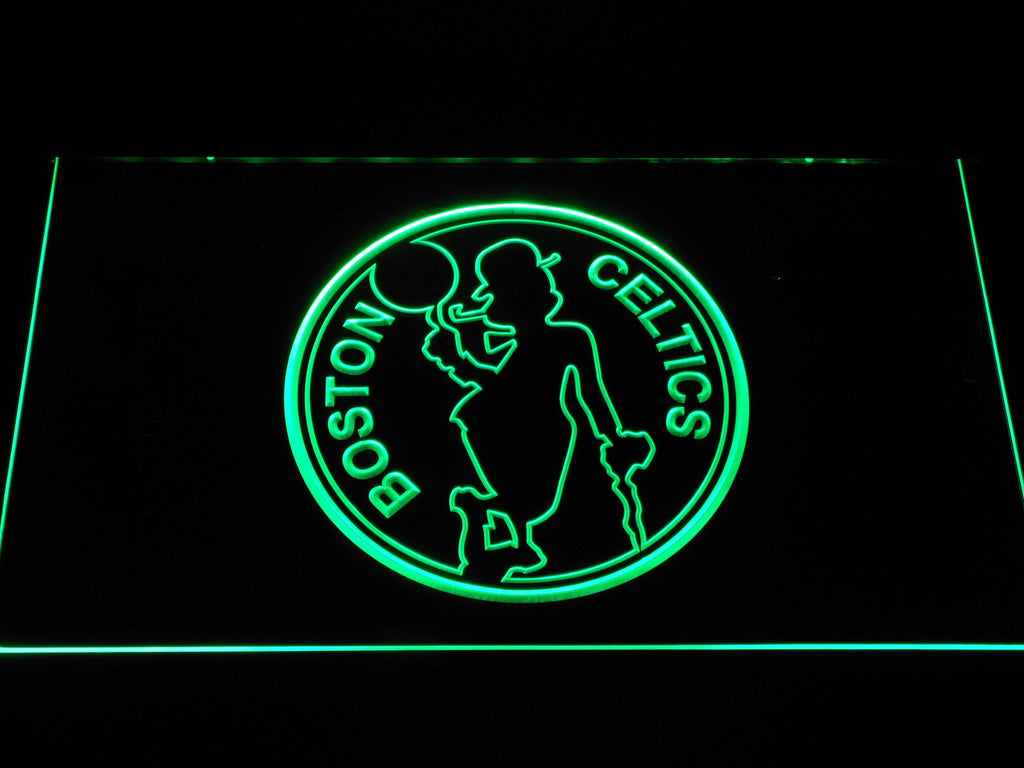 Boston Celtics 2 LED Neon Sign Electrical - Green - TheLedHeroes