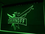 Smirnoff Vodka Wine Beer Bar LED Neon Sign USB - Green - TheLedHeroes