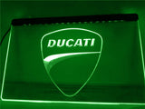 Ducati 2 LED Neon Sign Electrical - Green - TheLedHeroes