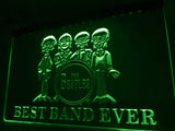 FREE The Beatles Best Band Ever (3) LED Sign - Green - TheLedHeroes