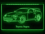 FREE Toyota Supra (2) LED Sign - Green - TheLedHeroes