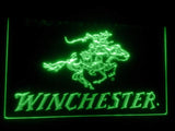 Winchester Firearms Gun Logo LED Neon Sign Electrical - Green - TheLedHeroes