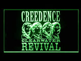 Creedence Clearwater Revival LED Neon Sign Electrical - Green - TheLedHeroes