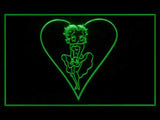 Betty Boop 2 LED Neon Sign Electrical - Green - TheLedHeroes