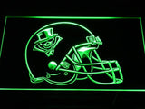 New Orleans VooDoo Helmet LED Neon Sign Electrical - Green - TheLedHeroes