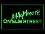 A Nightmare On Elm Street 2 LED Neon Sign Electrical - Green - TheLedHeroes