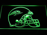 Los Angeles Avengers Helmet LED Neon Sign USB - Green - TheLedHeroes
