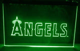 Los Angeles Angels LED Neon Sign Electrical - Green - TheLedHeroes