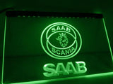 SAAB LED Neon Sign USB - Green - TheLedHeroes