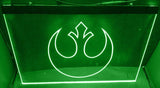 Star Wars Rebel Alliance LED Neon Sign USB - Green - TheLedHeroes