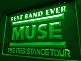 Muse Best Band Ever LED Neon Sign Electrical - Green - TheLedHeroes