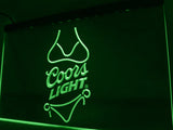 FREE Coors Light Bikini LED Sign - Green - TheLedHeroes