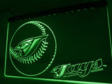 Toronto Blue Jays (2) LED Neon Sign USB - Green - TheLedHeroes