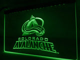 Colorado Avalanche LED Neon Sign USB - Green - TheLedHeroes