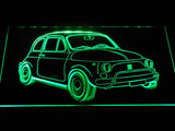 Fiat 500 LED Neon Sign Electrical - Green - TheLedHeroes