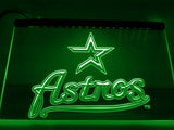 Houston Astros (2) LED Neon Sign Electrical - Green - TheLedHeroes