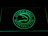 Atlanta Hawks 2 LED Neon Sign USB - Green - TheLedHeroes